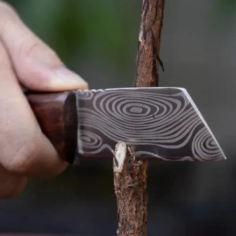 Grafting Knife Grafting Tools Pruning Knife Professional Garden Fruit Tree Grafting Cutter Wooden Handle Knife