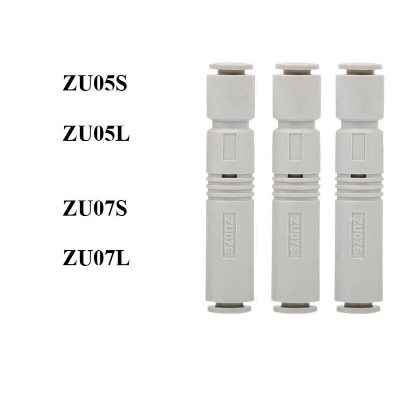 SMC Type Tubular Vacuum Generator High Suction Large Flow ZU05S/ZU07S/ZU05L/ZU07L Pneumatic Robotic Arm Industrial Parts