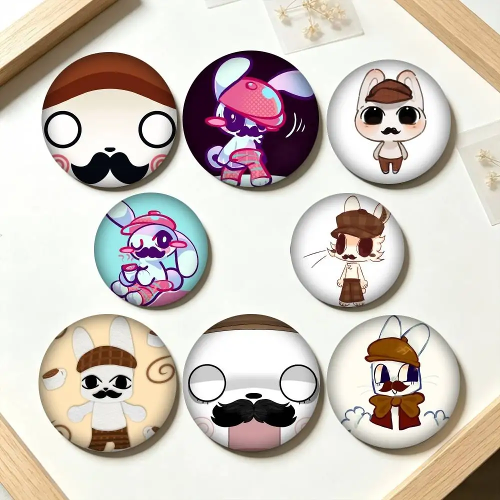 A-Animal Hospital Barney Game 25mm 32mm 44mm 58mm 75mm Brooches Badges Pins for Accessories Gift