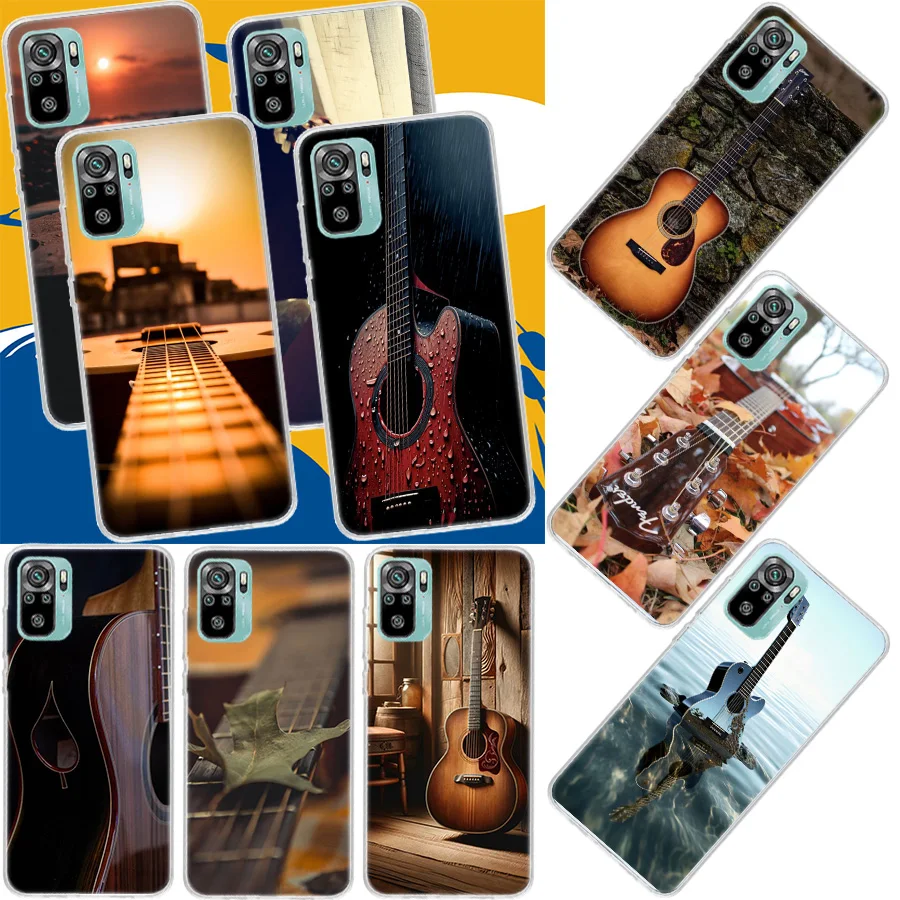 Guitar Collection Phone Case For Xiaomi Poco M3 M4 M5 M5S X3 GT X4 F6 X5 X6 Pro F5 F4 F3 F2 F1 Mi CC9 Note 10 Lite Cover Soft C