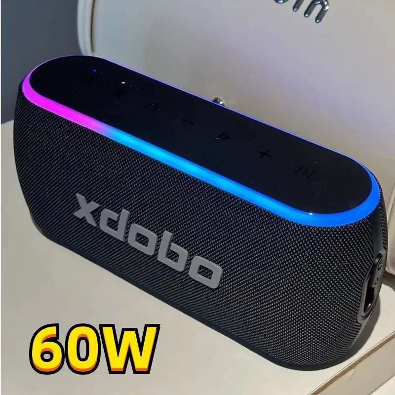 Imagem -02 - Iii Alto-falante Bluetooth com Rgb Light Boombox Ipx7 Impermeável Subwoofer Popular ao ar Livre Alta Potência 60w Xdobo-x8