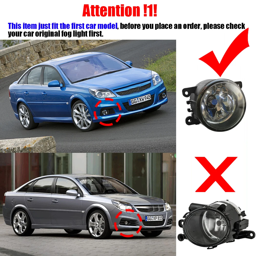 2 Pieces 30W 8000LM Car Driver + Passenger LED Fog Light Assembly H11 12V For Vauxhall Opel Vectra C OPC CRX 2005 2006 2007 2008