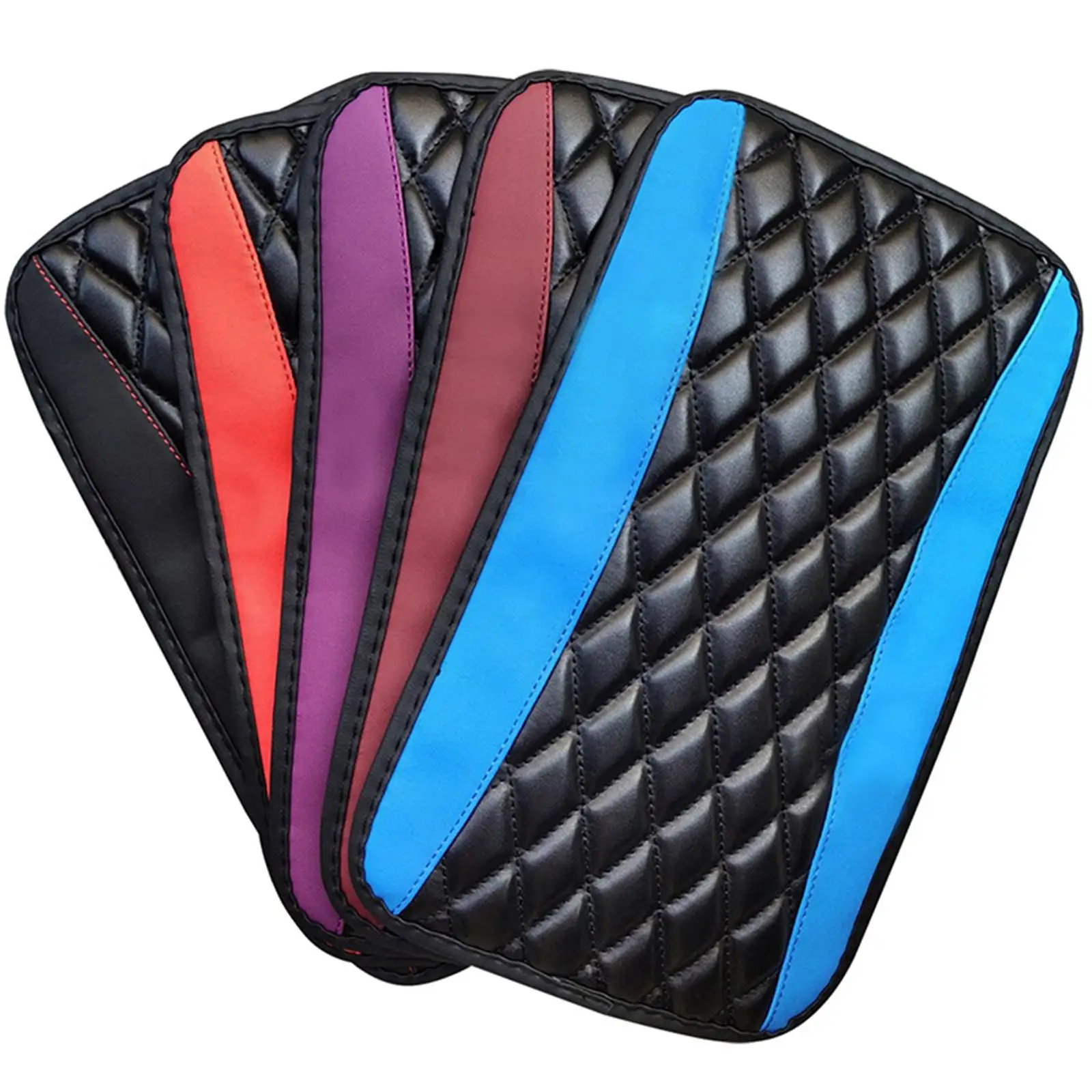 Armrest Box Cover PU Leather Cushion Pad Mat Universal Car Accessories for Comfortable Driving Experience