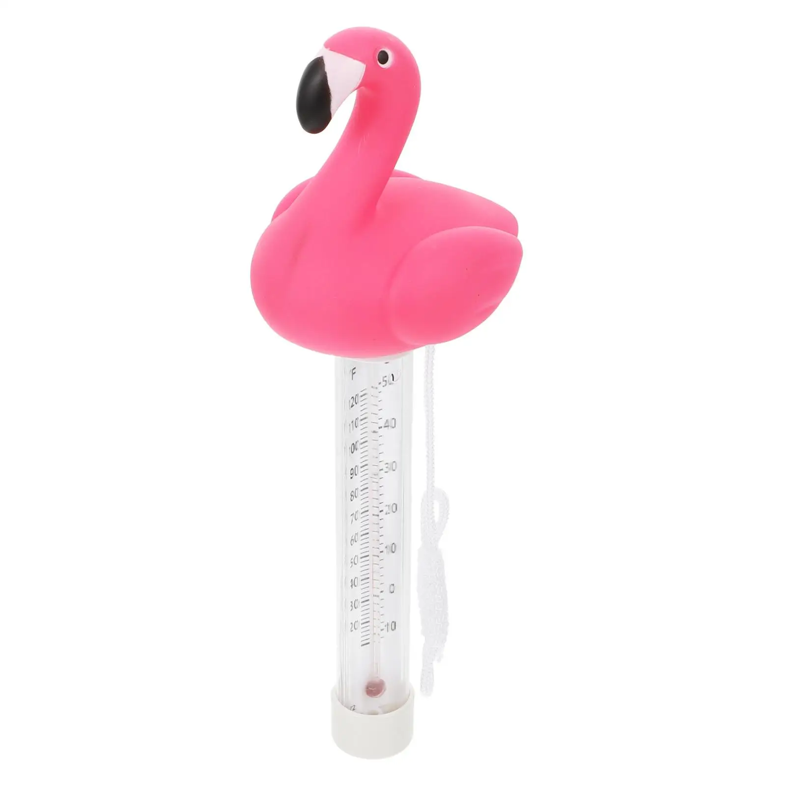 

Practical Water Thermometer Swimming Pool Bathtub Flamingo Shape Floating Fishpond Supply Durable Accurate Reading Celsius
