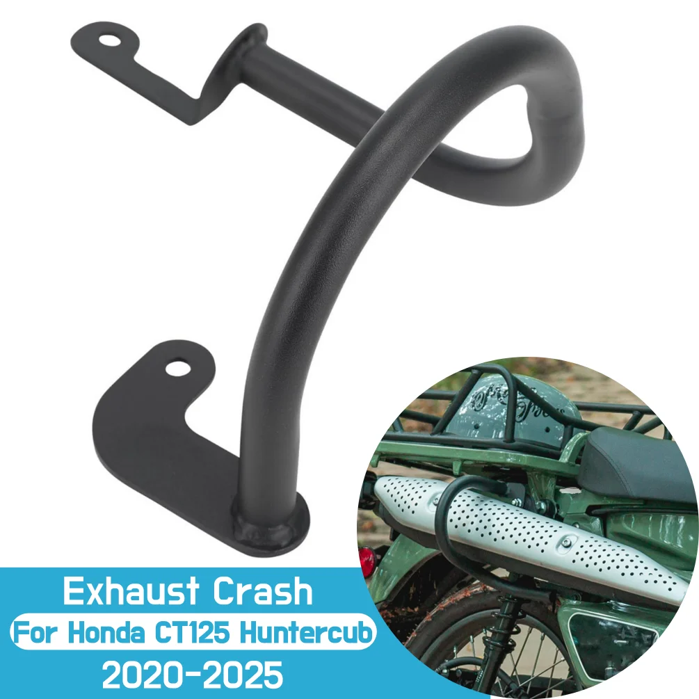 For Honda CT125 Huntercub 125 2020-2025 Trail CT 125 Exhaust Crash Muffler Pipe Fairing Frame Guard Bar Bumper Motor Accessories