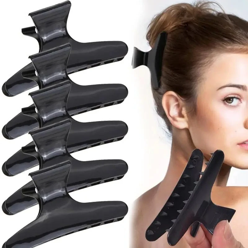 12Pcs Butterfly Holding Hair Clip Hair Section Claw Clamps Hairdressing Tool for Cutting Hairdressing Butterfly Clip Grabs Salon