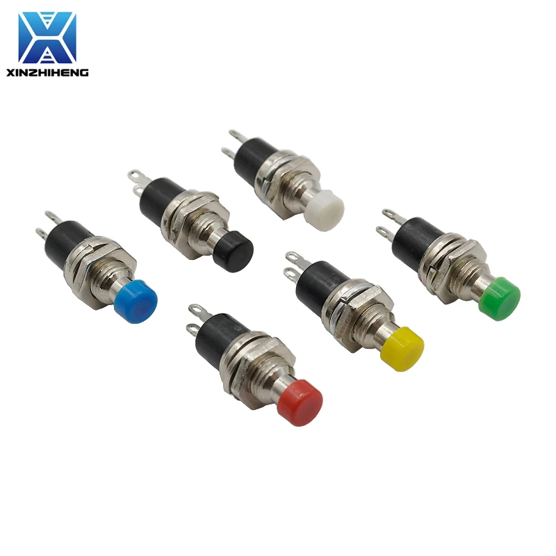 6pcs PBS-110 PBS-111 7MM Momentary Push Button Switch PBS110 Normally Open NO PBS111 Normally Closed NC Press Micro Switchs