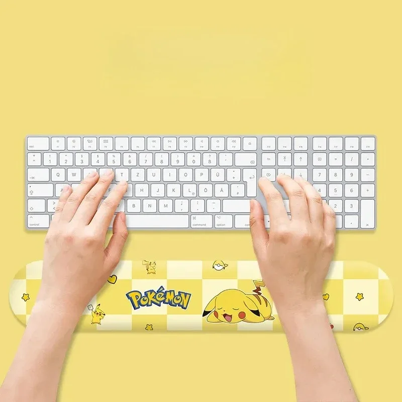 

Pikachu Mouse Pad Cartoon Anime Non-slip Mousepad with Wrist Rest Hand Rest Silicone Gamer Keyboard Mouse Pad Desktop Mat