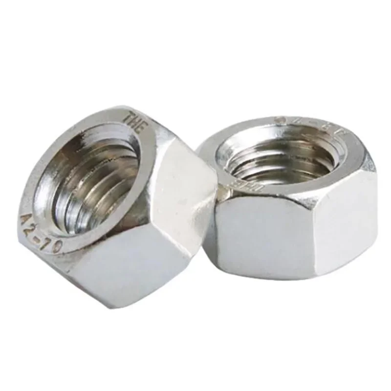 Right Hand / Left Hand M7 Hex Hexagon Nuts Stainless Steel