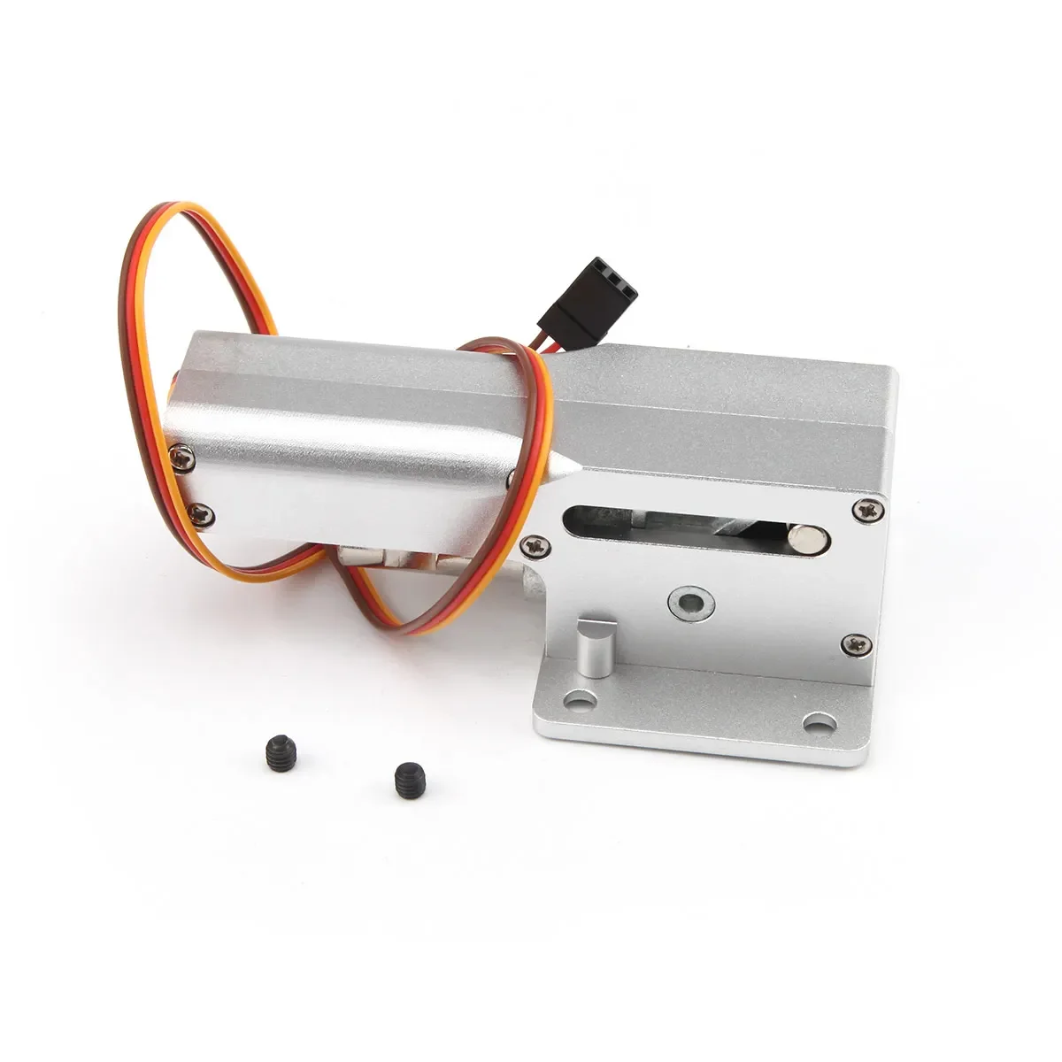 Tren de aterrizaje retráctil sin servicio PZ-15096B, caja totalmente de Metal, retracción electrónica gigante con eje para modelo de avión RC