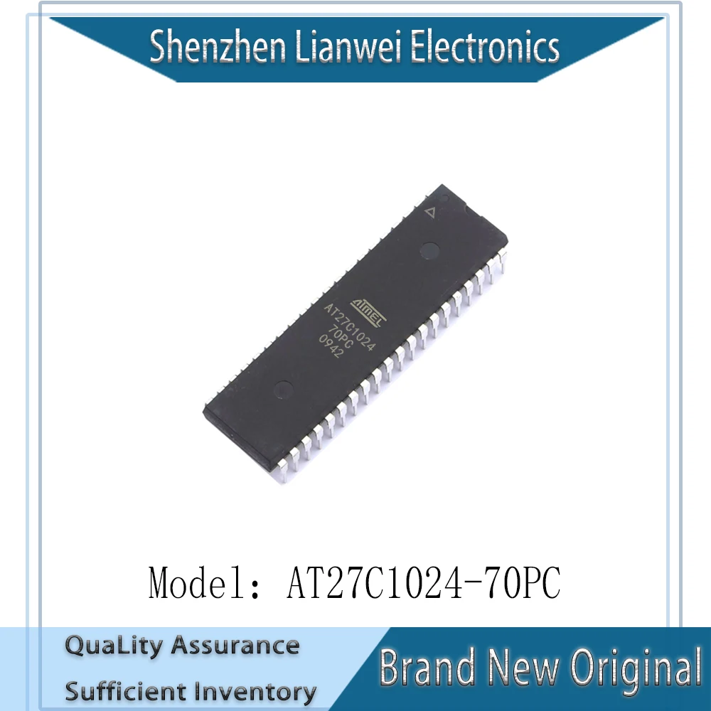 

100% New Original AT27C1024 AT27C1024-70PC IC Chipset DIP-40