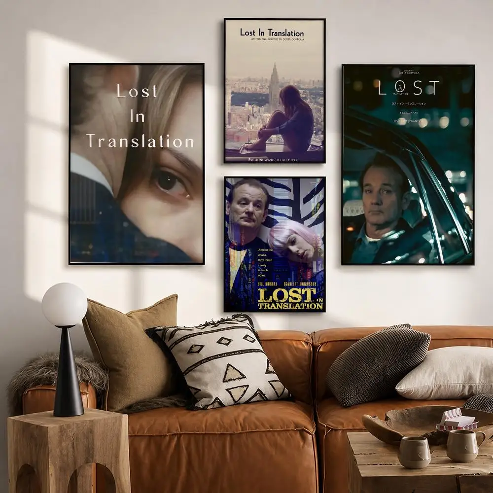 Movie Lost in Translation Poster HD poster wall art self-stick no-residue for home cafe office great gift