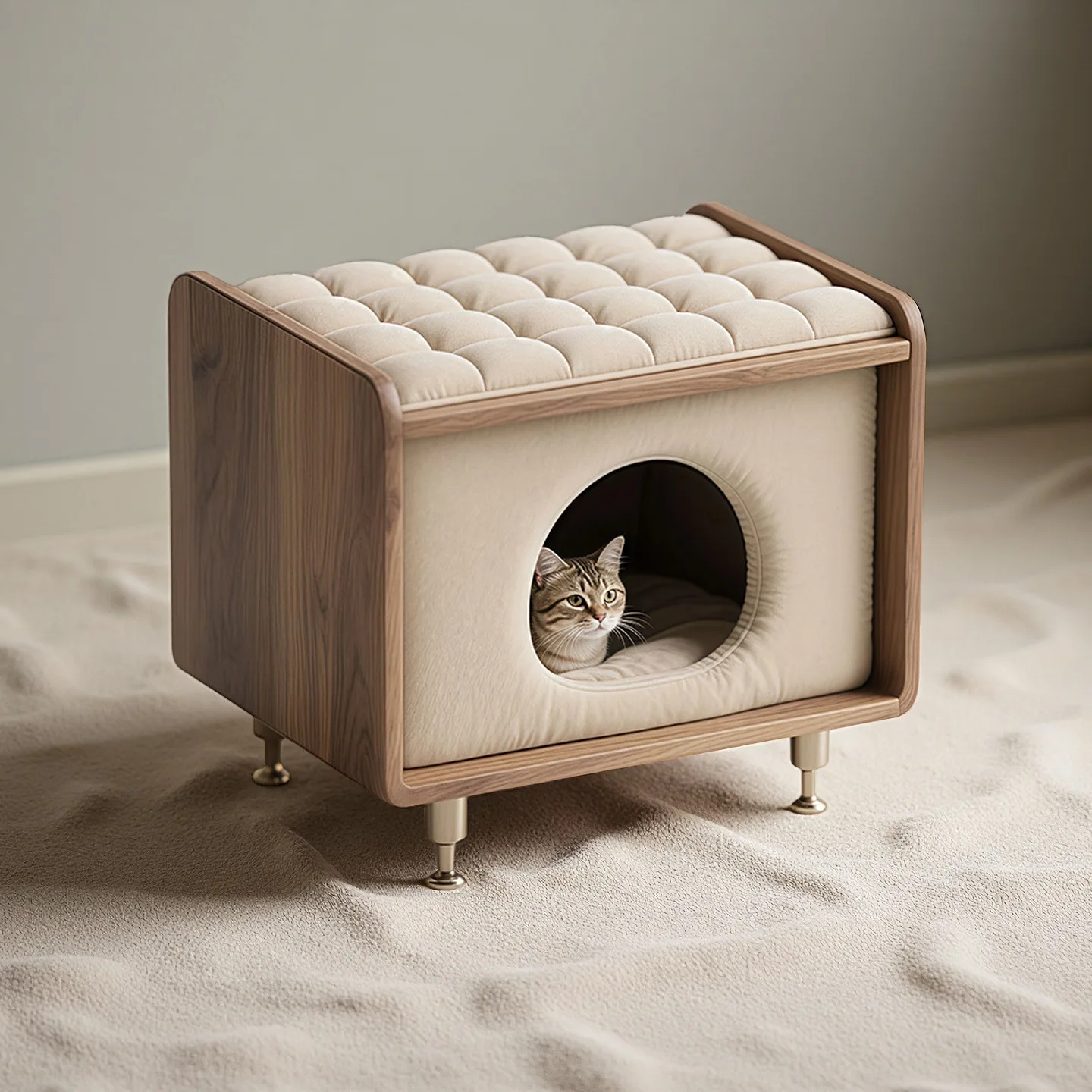 

Cat Villa Large Free Space Integrated Cat House Cat Cottage Home and Commercial Indoor Multi-layer
