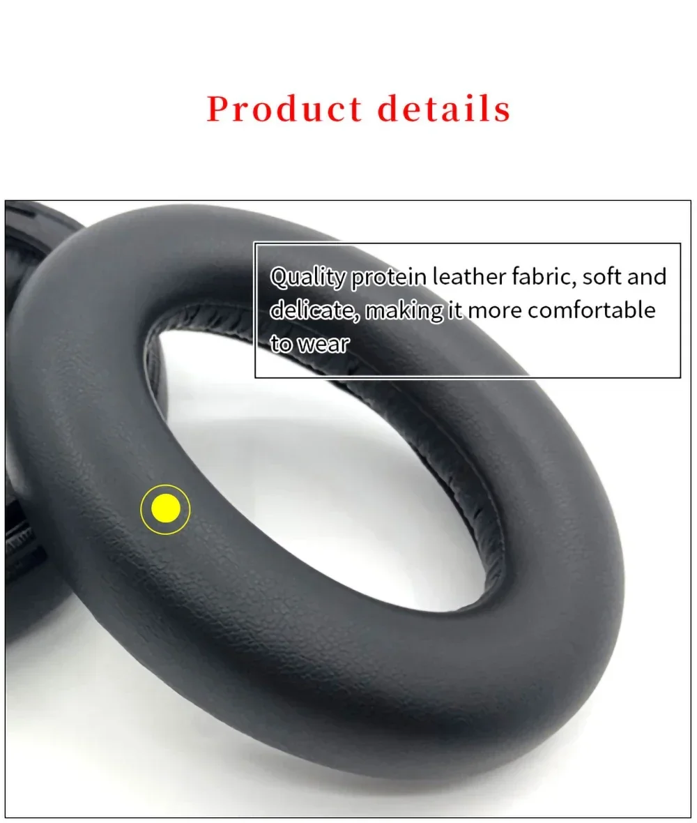 

2pcs For Sennheiser Momentum 4.0 Ear Pads Headphone Earpads/Headset Gamer Earpads Ear Pad Cushion Earmuff Cover ,