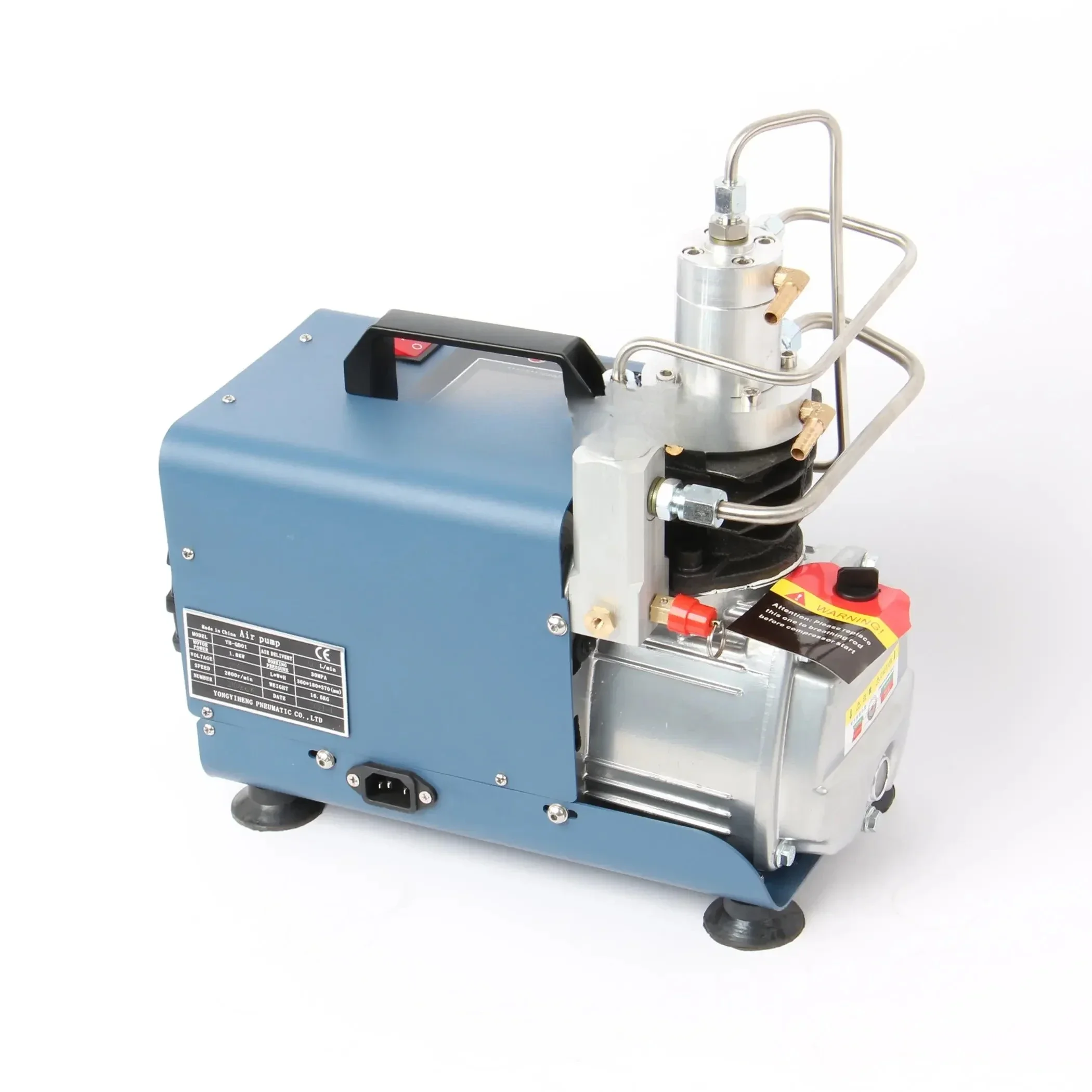 مضخة هواء ضغط عبر الحدود 30mpa مضخة هواء عالية الضغط 30mpa مضخة هواء كهربائية عالية الضغط مبرد بالماء اسطوانة واحدة #3