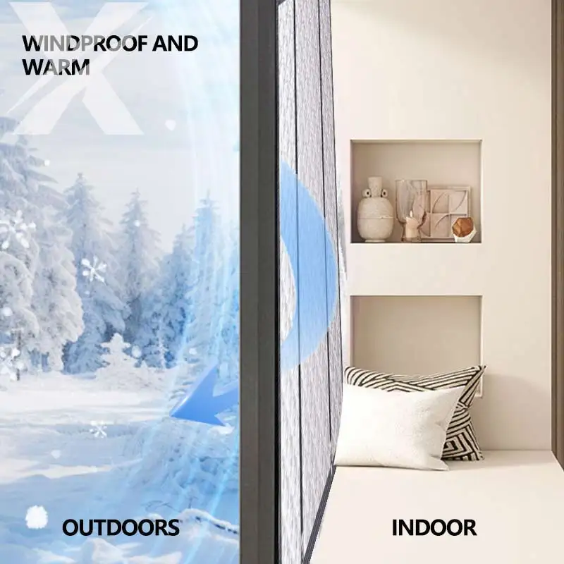 Winter version with cotton blackout curtains for windproof cold proof antifreeze and warmth. Zipper version without punching