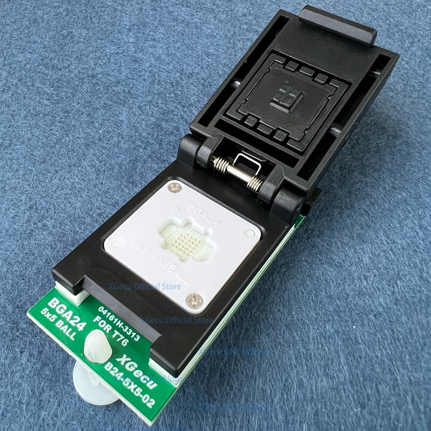 

T76_B24_5x5-02 100% XGECU Original High-Speed BGA24 Adapter Probe Socket Size: 6mm x 8mm 5x5 Ball BGA24 Full-Pin 24-Pin Socket