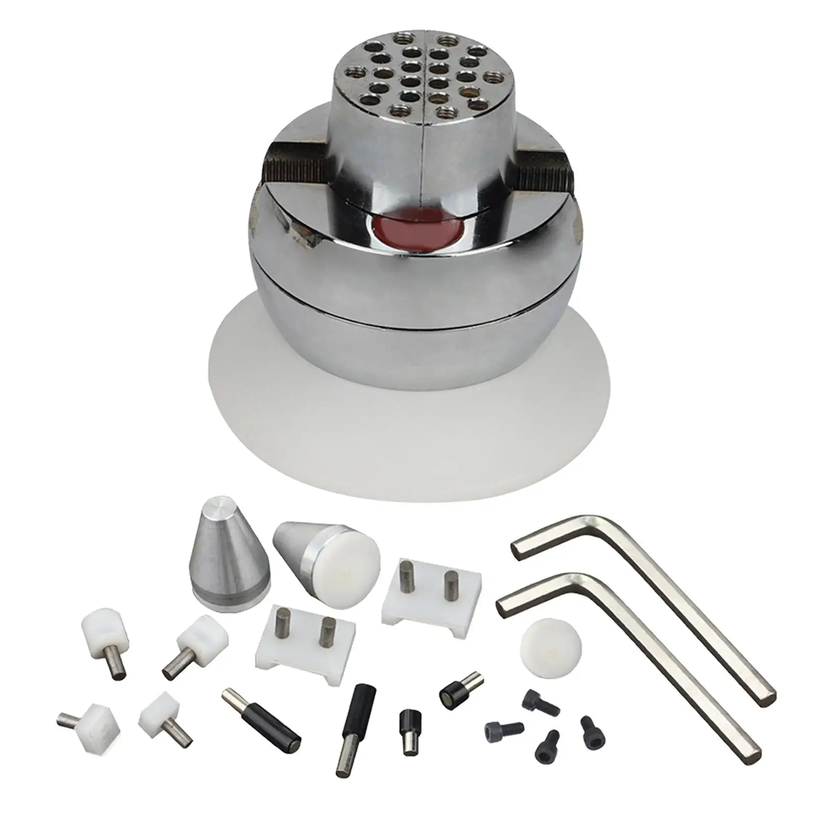 Heavy Duty Engraving Block Ball Vise for Jewelers Precision Setting Tools Adjustable Metal Bench Block for Handwork