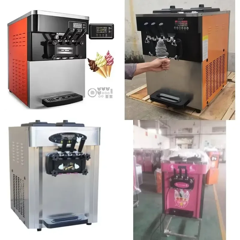 for Desktop Portable Automatic Japanese Soft Ice Cream Vending Machine