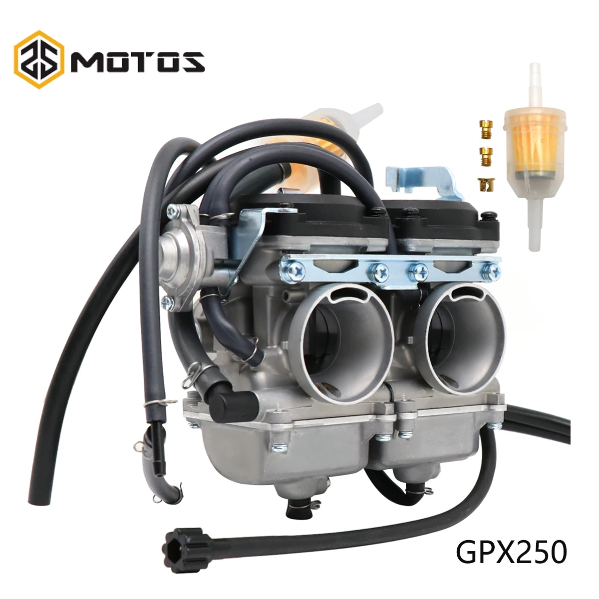 ZS MOTOS Carburetor Carb fit for Kawasa GPX 250 GPX 400 ZZR 250 EX 250 Ninja 250R 1988-2007 Motorcycle Accessories M576-A055-TI