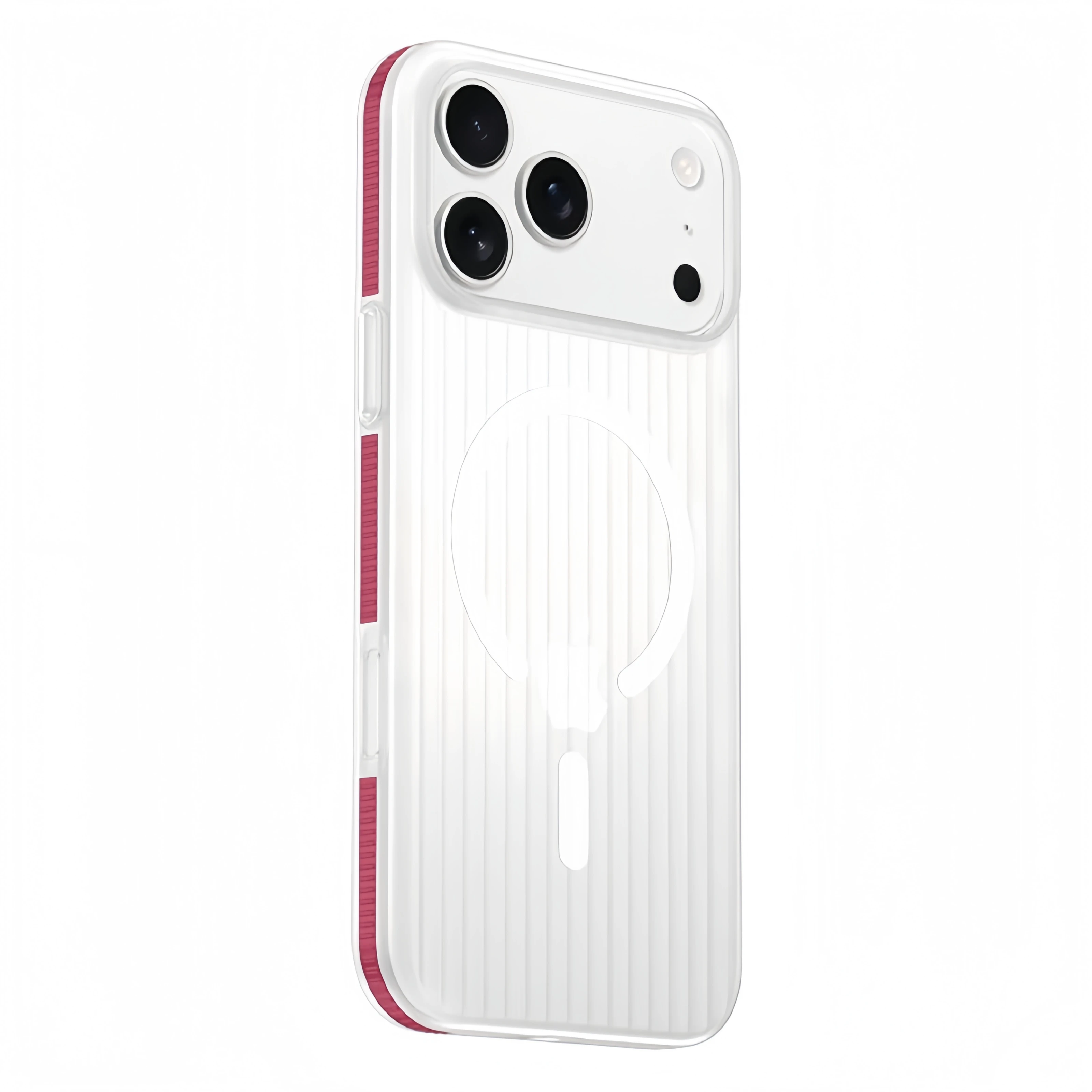 3D Corrugated For Magsafe Magnetic Phone Case For iPhone 18 17 Air 16 E 15 14 13 12 Pro Max Plus Non-slip Hard Matte Clear Cover
