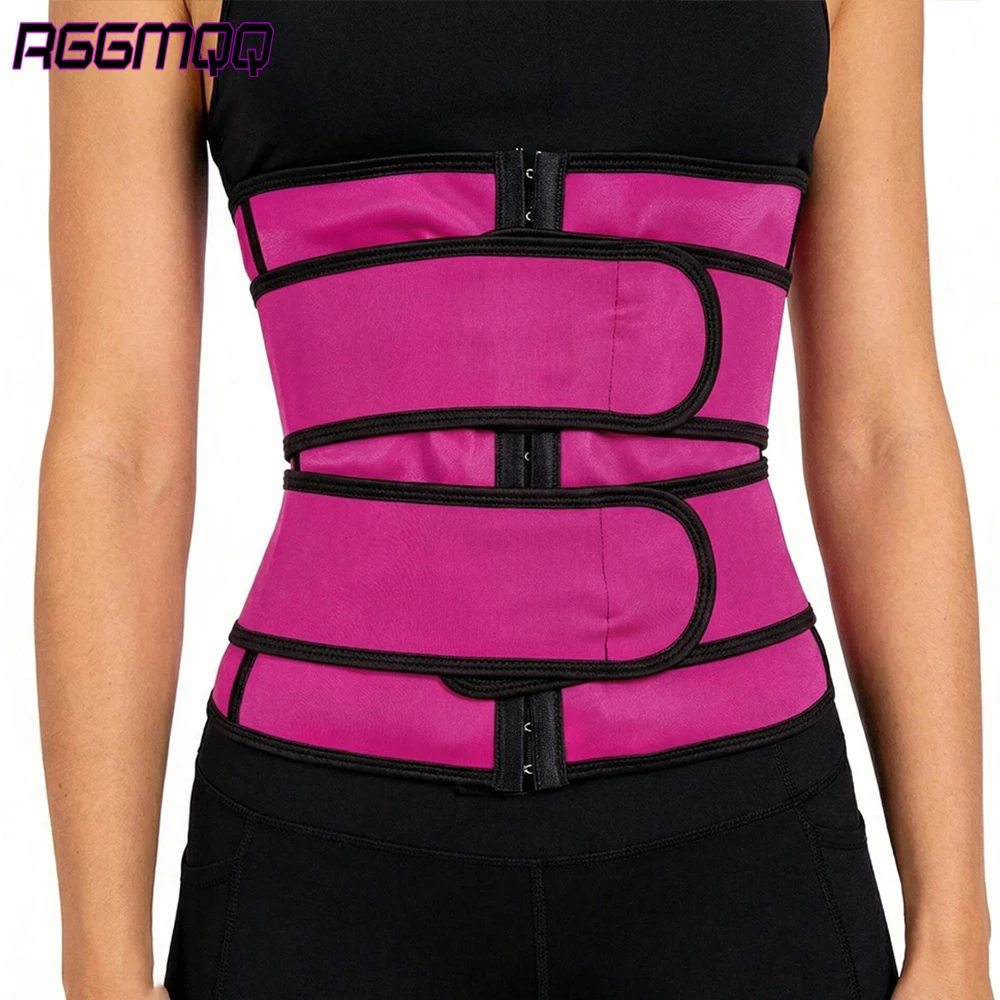 RGGMQQ 1 Stück Unisex Workout Taillengürtel Korsett Neopren Sauna Schwitz-Trimmer Cincher Gürtel Extra Bauchkompressionsgürtel