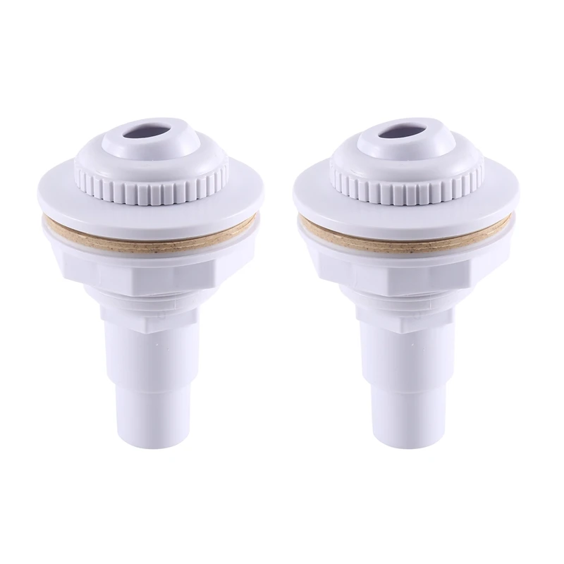 2Pcs Pool Return Jet Fitting & 1-1/2Inch Male Hose Adapter & Nut 3/4Inch Eyeball Outlet