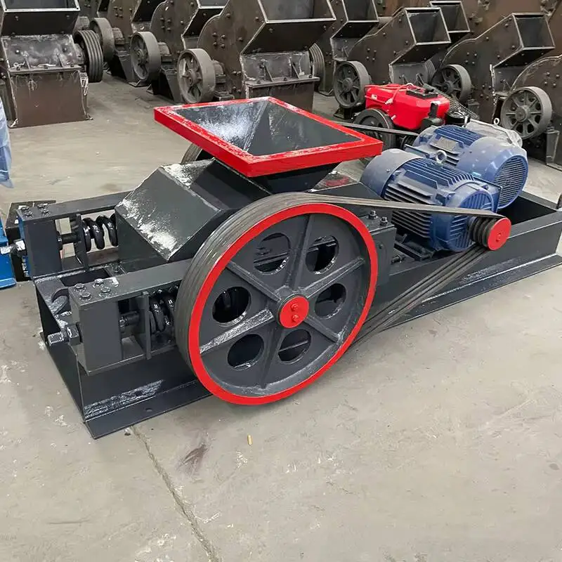 

High Performance 5-200T/H Double Roller Crusher Stone Crushing New Condition Mining Engine Motor Core