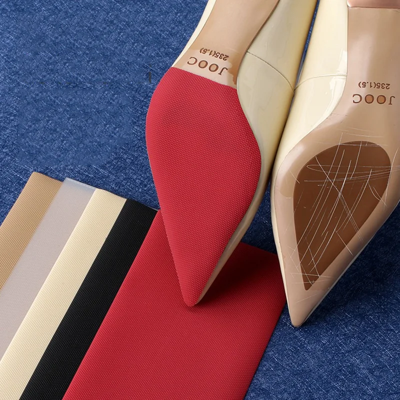 Shoes Sole Protector Sticker For High Heels Self-Adhesive Ground Grip Shoe Protective Bottoms Outsole Insole Pad Repair Shoe Mat