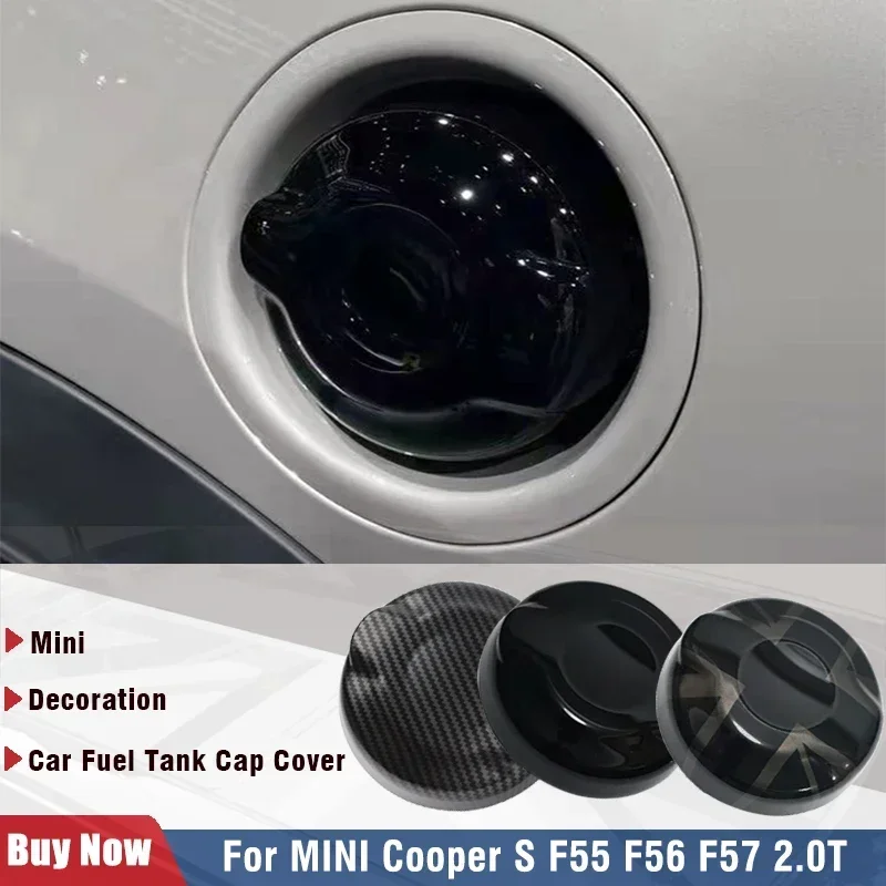 

Auto Accessories New Plastic Ray Style Black Fuel Tank Cover for MINI Cooper S JCW F55 F56 F57 2.0T Car-Styling Decoration