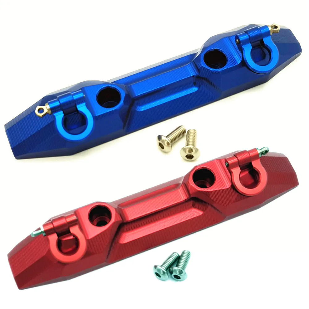 Aluminum Rear Bumper with Hook D-Rings for Traxxas E-Revo VXL Brushless 2.0 5335X