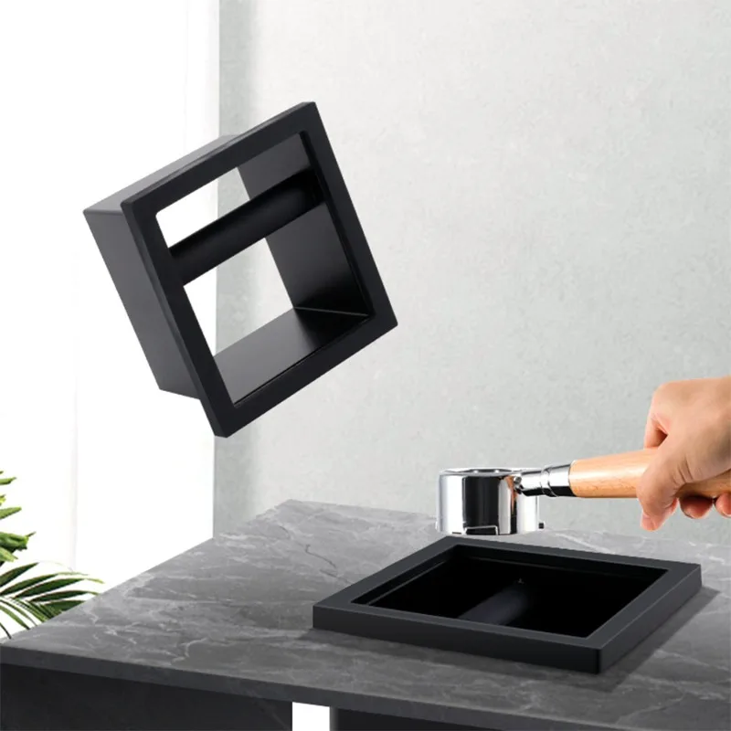 

Hollow Bottomless Coffee Grounds Box Bar Embedded Square Powder Slag Box Stainless Steel Coffee Powder Knocking Slag Bucket
