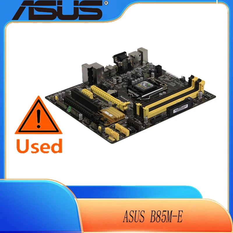 

Материнская плата ASUS B85M-E для настольных ПК B85 LGA1150 i3 i5 i7 DDR3 32G ATX