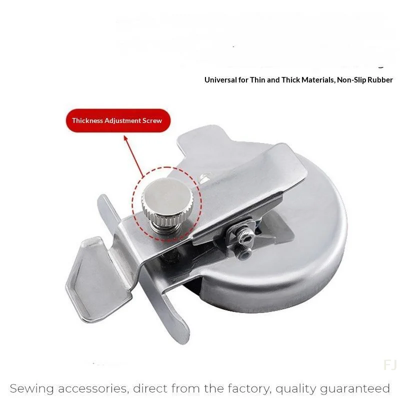 Universal Round Magnetic Seam Guide 1PCS Anti-Curl Straight Sewing Tool Accessory for Home Sewing Enthusiasts Quilting Projects