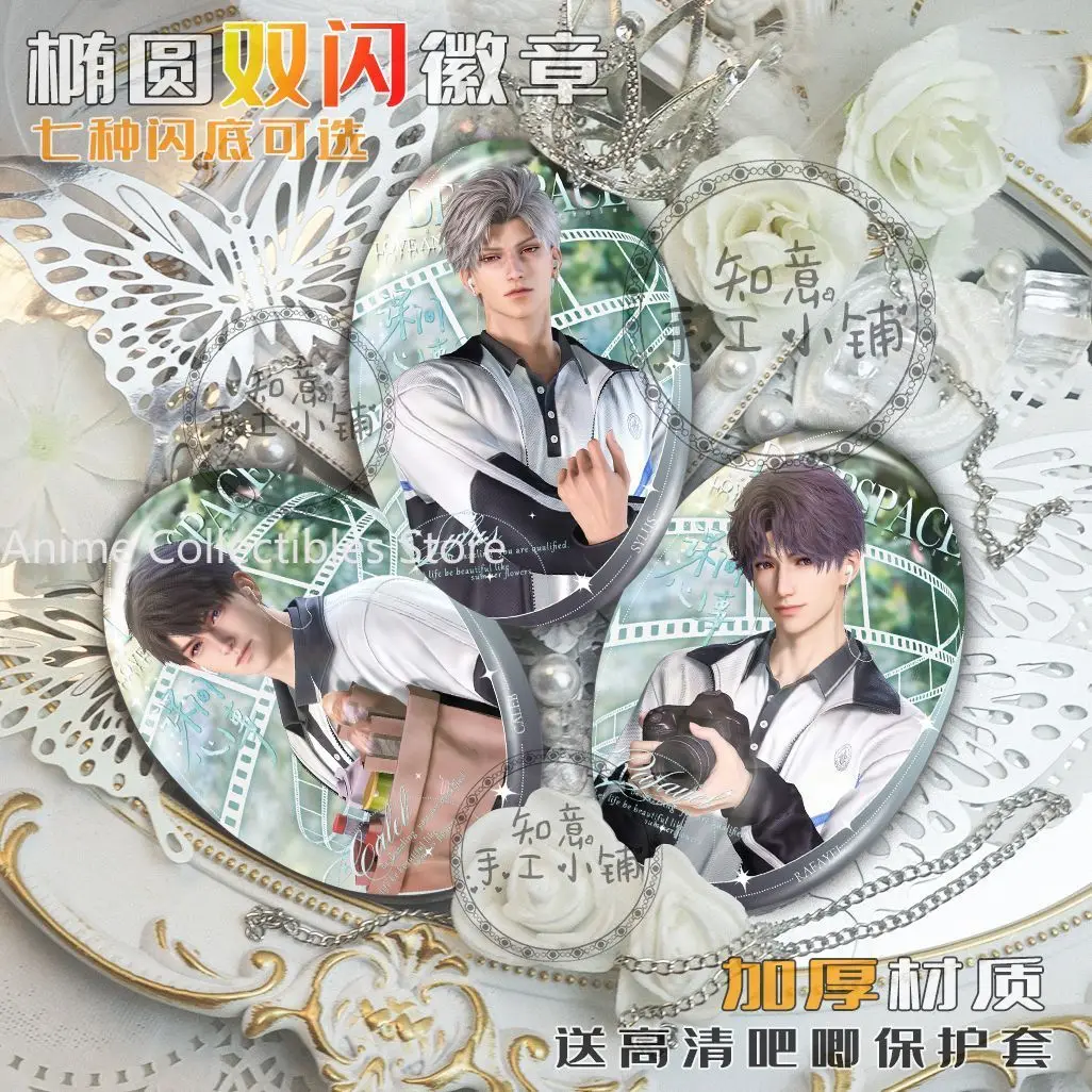 

Значок в стиле аниме «Любовь и глубокий космос», жесть, эллипс, брошь, значки с мультяшными фигурками, рюкзак, одежда, реквизит на лацкане