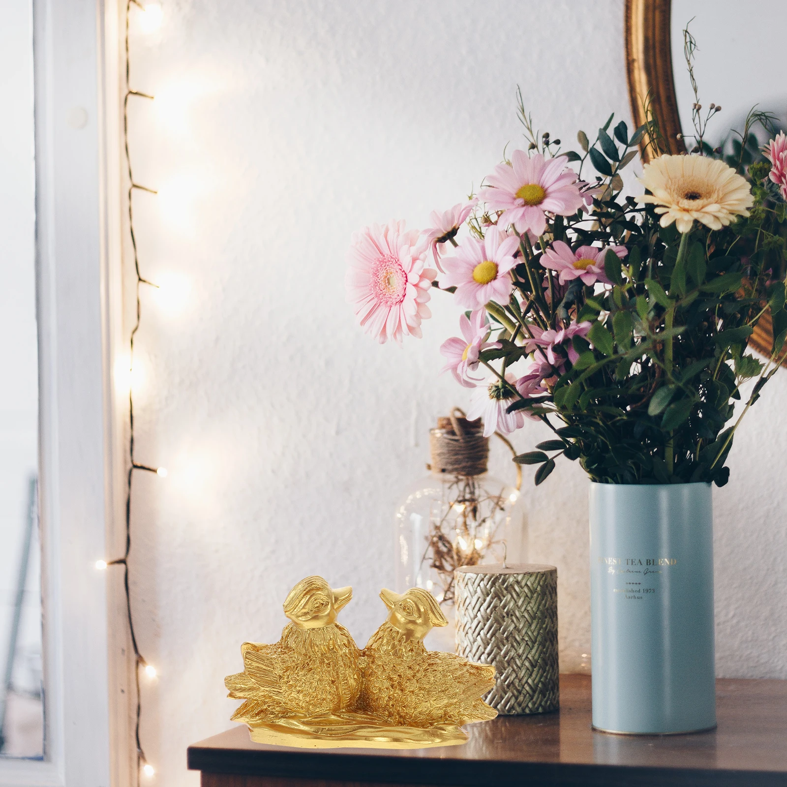 

Premium Ducks Decor Resin Ornaments Home Decoration Wedding Gifts for Couple Adorable Sculpture Wedding Gift