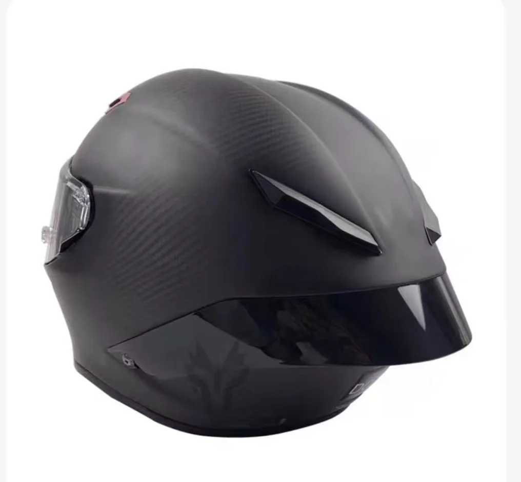 Motorcycle Helmet Large Rear Spoiler Modified Tail Air Vane, Fit for Pista GP RR, Combat Radar Track Aero Wing Accessories