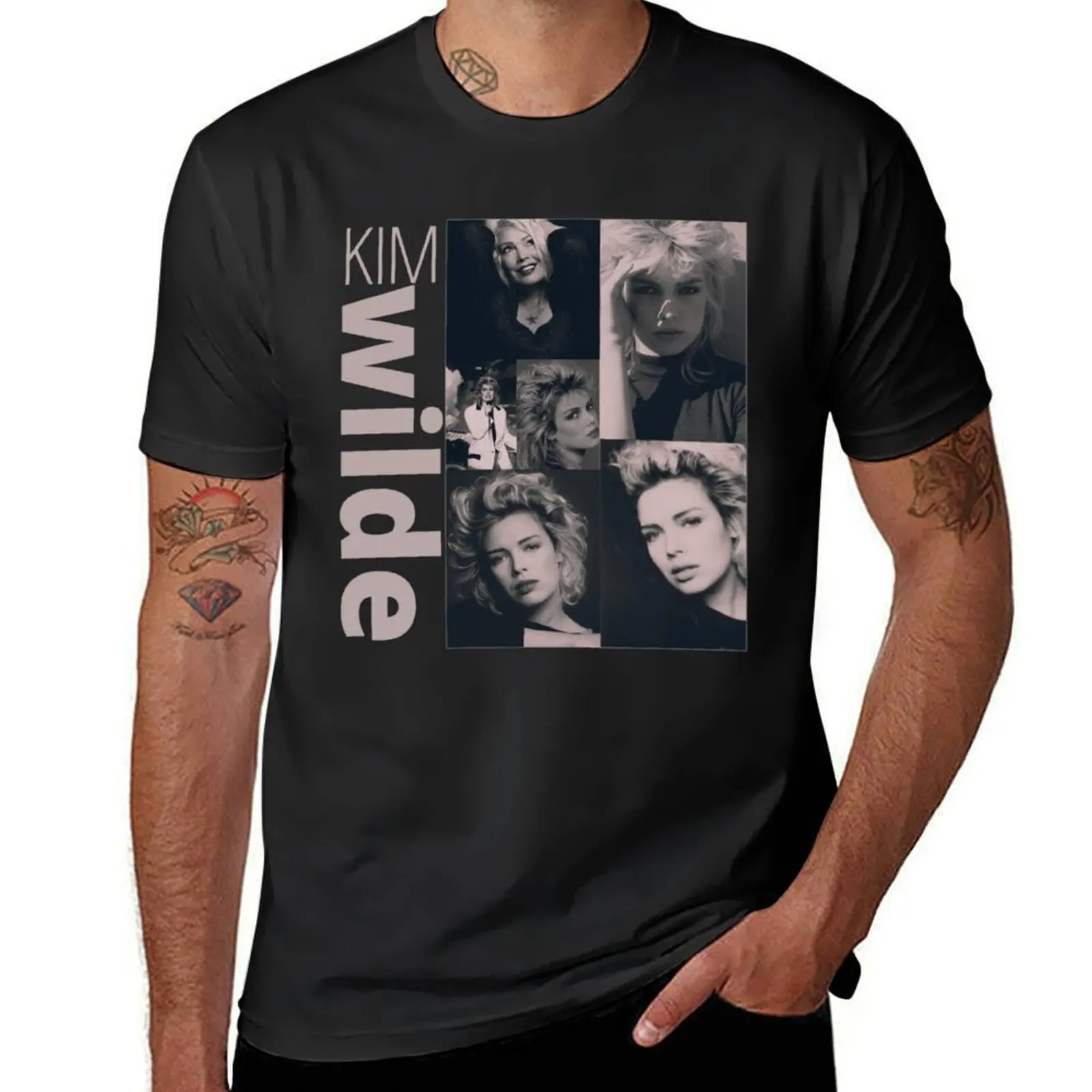 Kim Wilde (3) T-Shirt cute clothes tops sports fans Men's t shirts