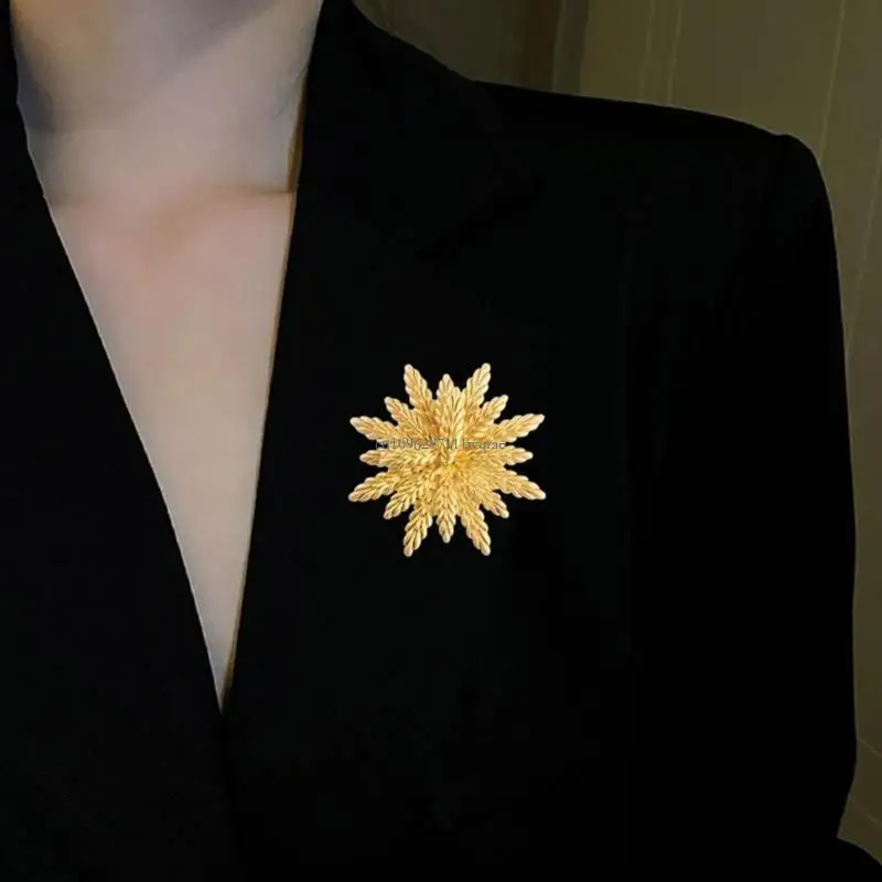 Practical Wheat Brooch Elegant Rhinestones Lapel Pin for Special Occasions