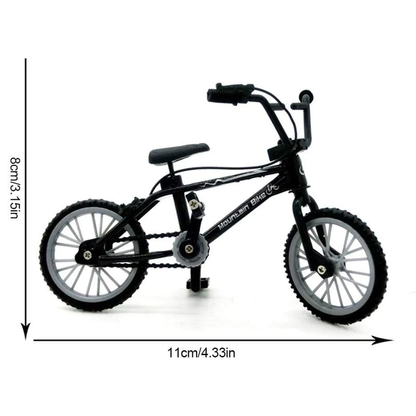 1pcs Retro Alloy Mini Finger BMX Bicycle Assembly Bike Model Toys Gadgets Gift Toys Model Mini Portable Bike For Kid