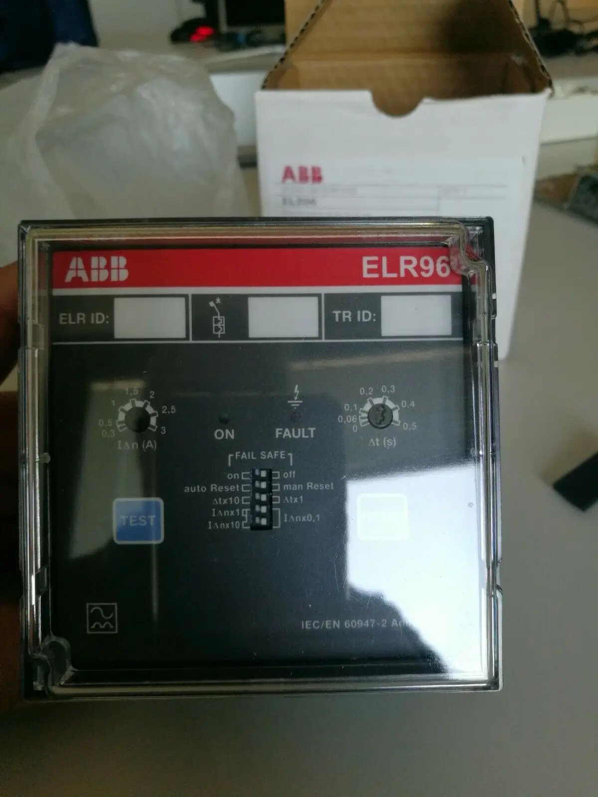 Brand New Original Genuine ABB Residual Current Monitor ELR96/ELR96P/ELR96PF