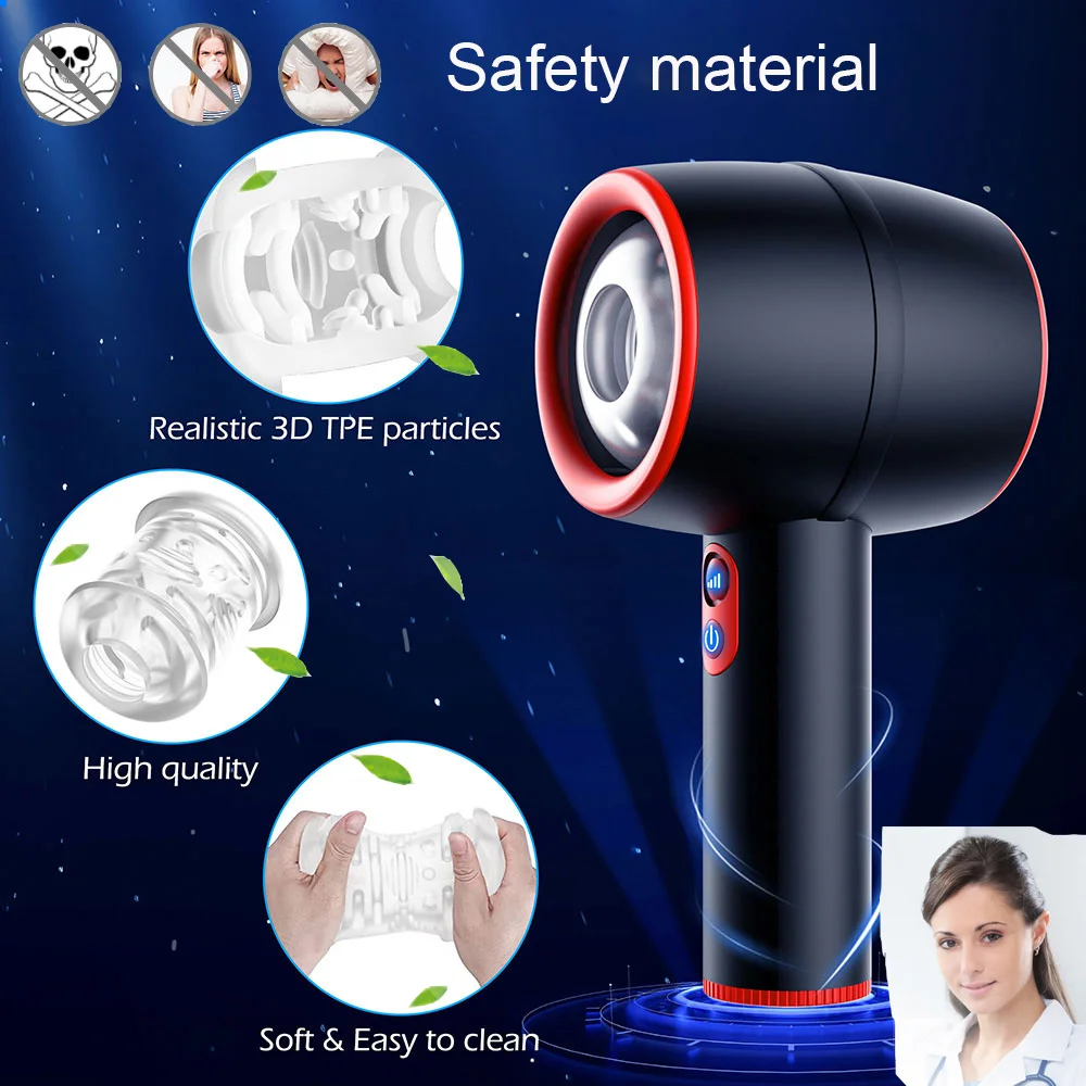 Automatic Male Masturbator Telescopic Blowjob Sucking Machine Silicone Vagina Masturbation Cup Sex Toys Adult Goods for Men 18