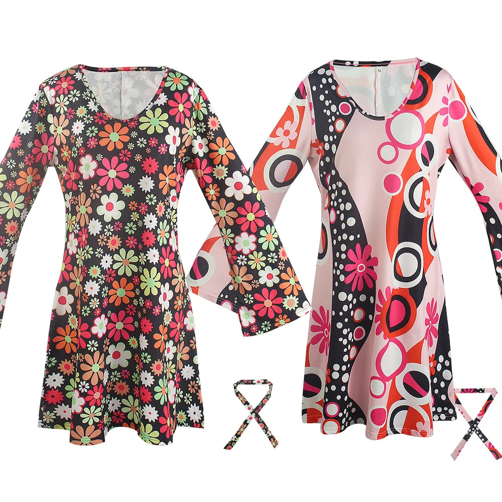 أزياء أداء الهالوين التأثيرية للنساء ملابس أداء المسرح العرقي التقليدية للخريف وصلت حديثًا