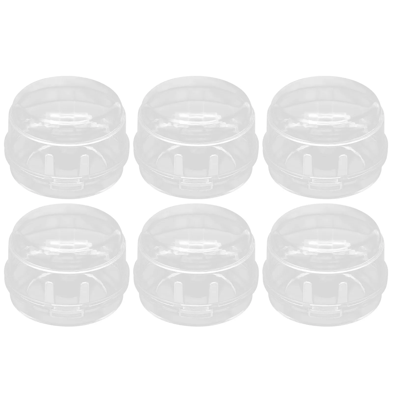 6Pcs Gas Cooker Switch Cover PP Safety Shield Transparent Kitchen Childproof Double Switch Protector for Gas Stove Cooktop