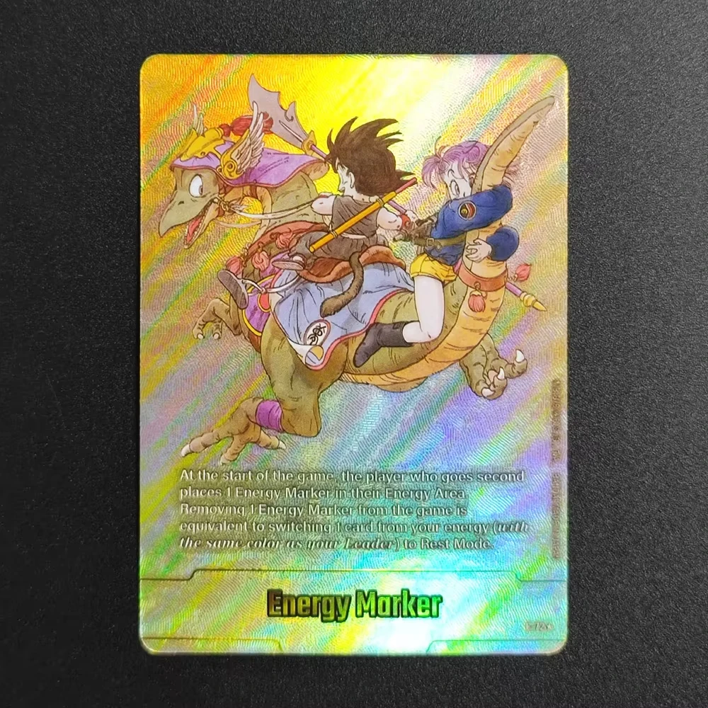 Dragon Ball Collection Cards Son Goku Beerus Energy Marker Card EN DIY High Quality Self Made Game Anime Cards Gift Toy view 6