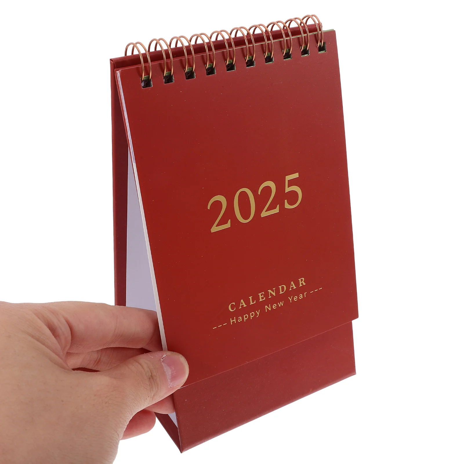 Small 2025 Desk Calendar Office White Board Pocket Paper 2024-2025 Table Standup