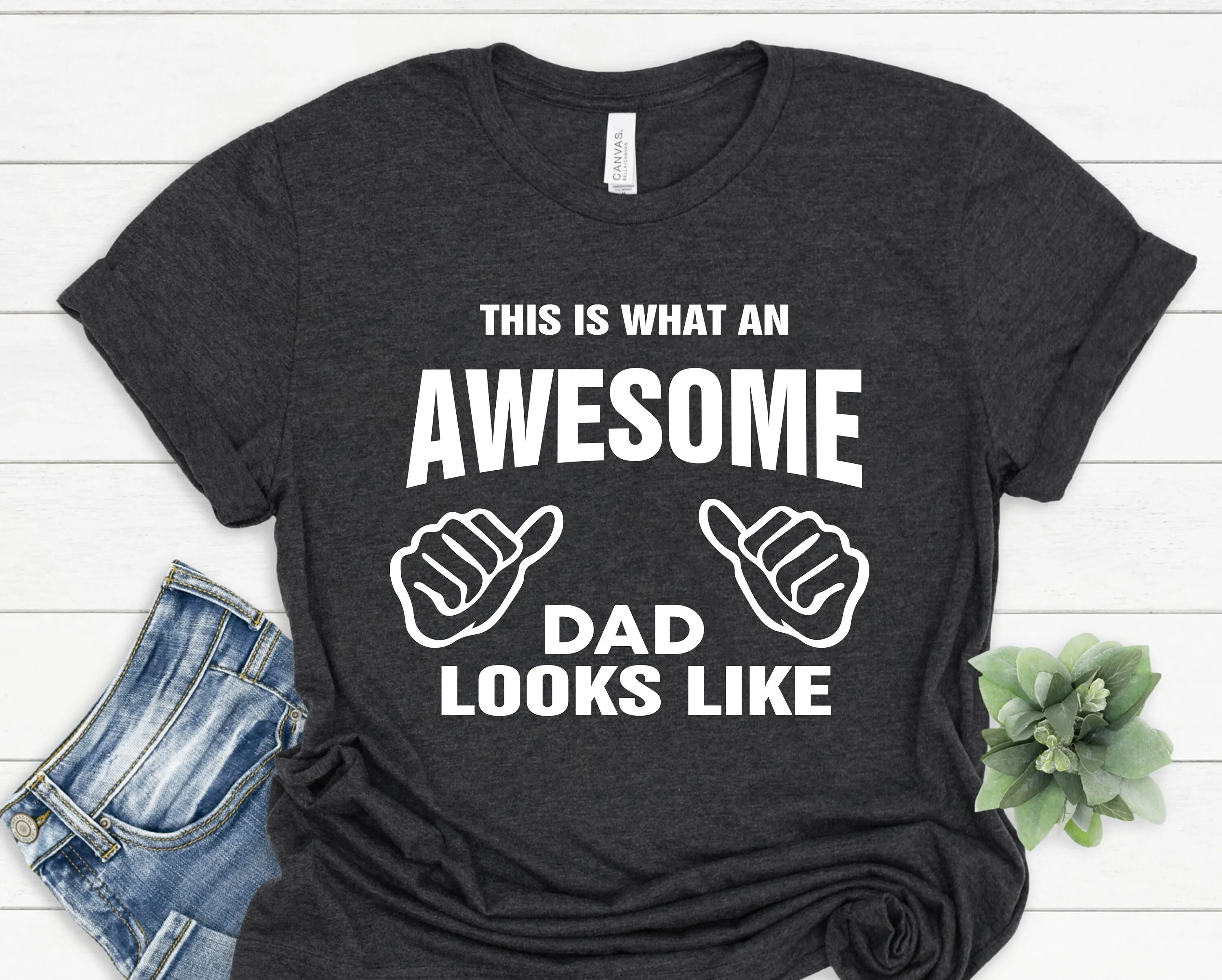 

Awesome Dad T Shirt Funny Christmas for Birthday Fathers Day Cool