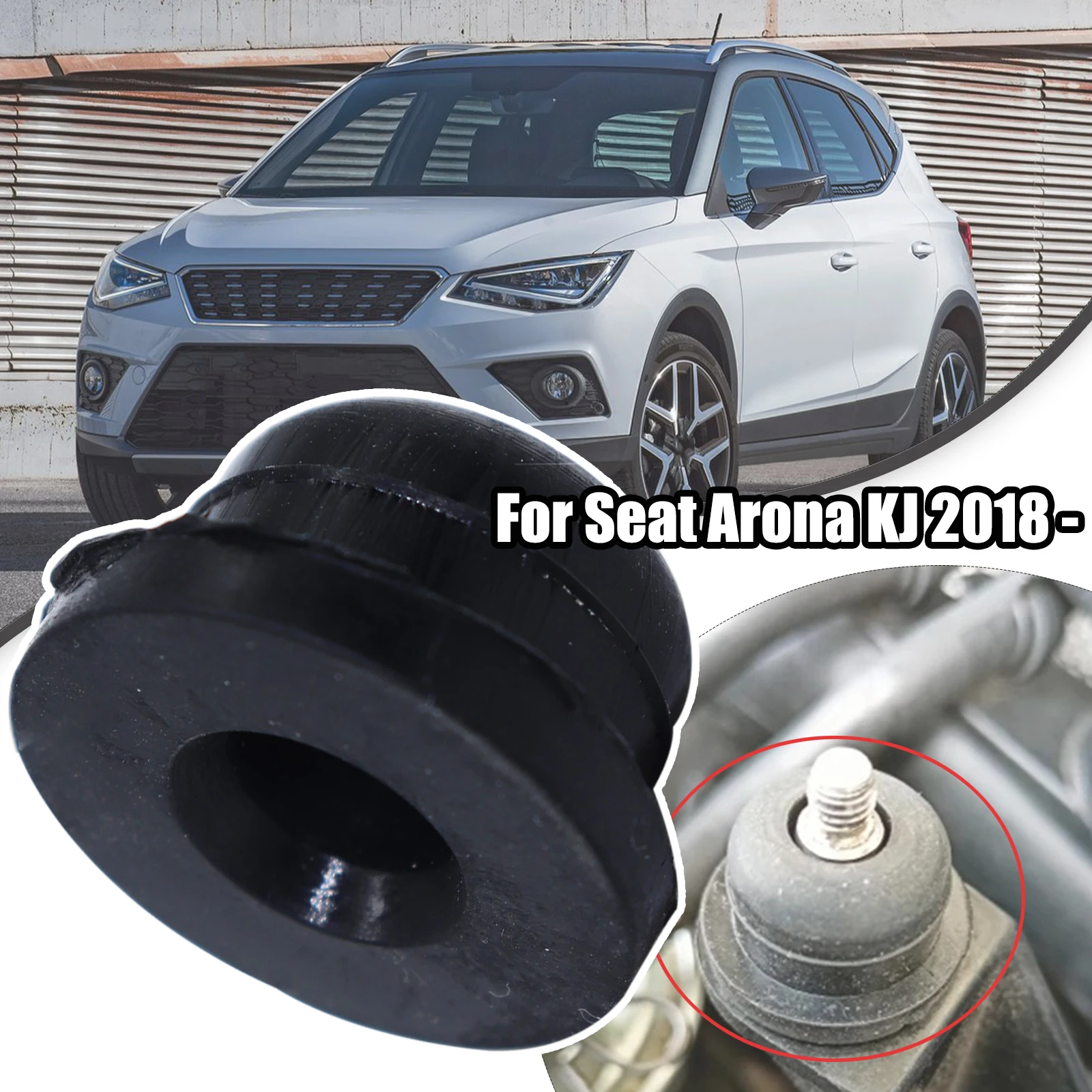 Windscreen Washer Headlight Pump Seal Water Reservoir Gasket Mount Rubber Cap Clip Plug For Seat Arona KJ 2018 - 6H 1997 -2004