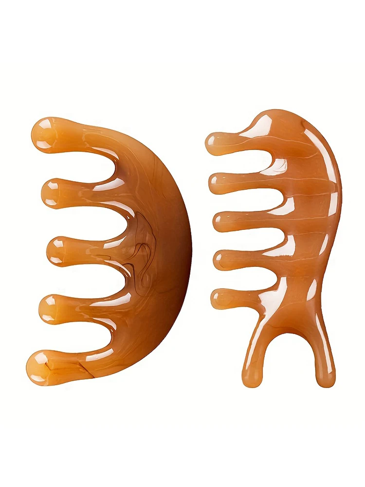 Hars Massage Hoofdhuidkam Haarborstel Massagekam Hoofdhuid Meridiaankam voor stressverlichting - afbeelding 2