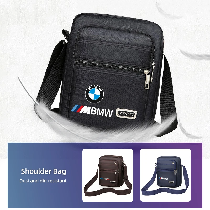 Fashion Men Fanny Bag Male Messenger Bags Travel Cars Accessories For BMW E46 E90 E39 F20 G20 F10 F30 G08 G60 G20 G30 X5 E87 F39